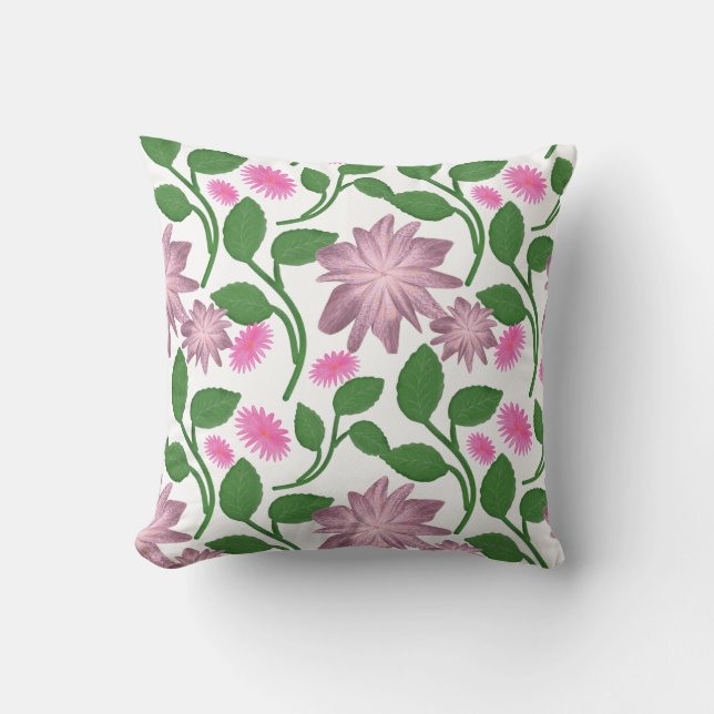 Beautiful Colourful floral pattern  Cushion (Front)