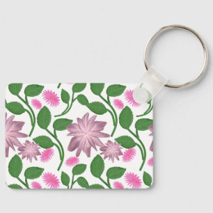 Beautiful Colourful floral pattern Key Ring