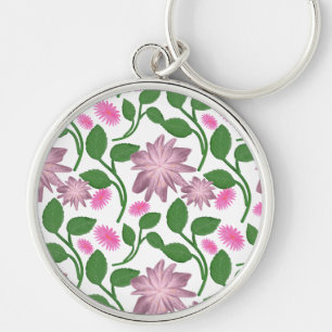 Beautiful Colourful floral pattern  Key Ring
