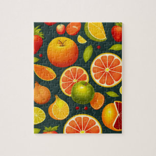 Beautiful Colourful Fruits Jigsaw Puzzle