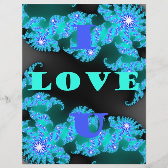 Beautiful colourful Love universe vector design ar (Front)