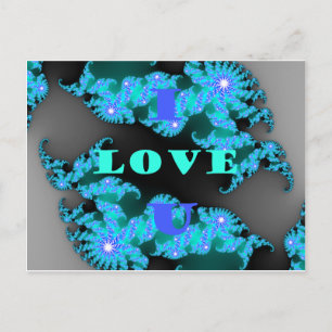 Beautiful colourful Love universe vector design ar Announcement Postcard