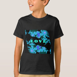 Beautiful colourful Love universe vector design ar T-Shirt