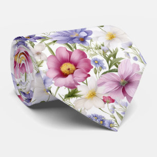 Beautiful Colourful Summer Floral Tie