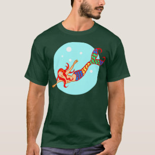 Beautiful colourful swimmimg MERMAID T-Shirt