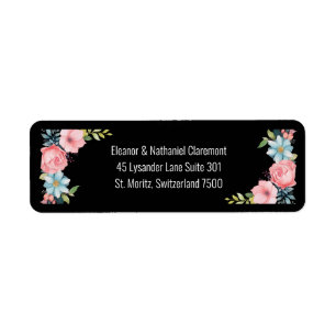 Beautiful Colourful Watercolor Floral Wedding