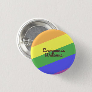 Beautiful colours of the gay parade  3 cm round badge