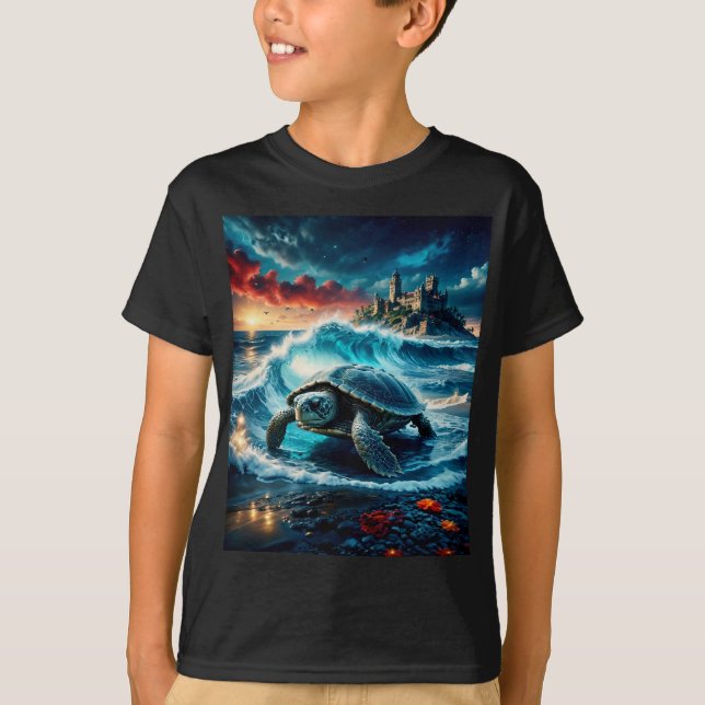 Beautiful Colours Turtle T-Shirt (Front)