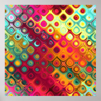 Beautiful cool abstract squares circles glass glow