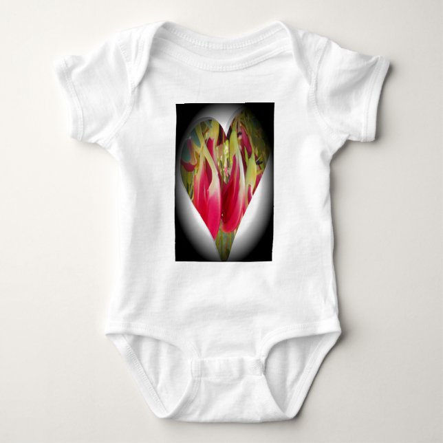 Beautiful cool Amazing Hakuna Matata Heart.png Baby Bodysuit (Front)
