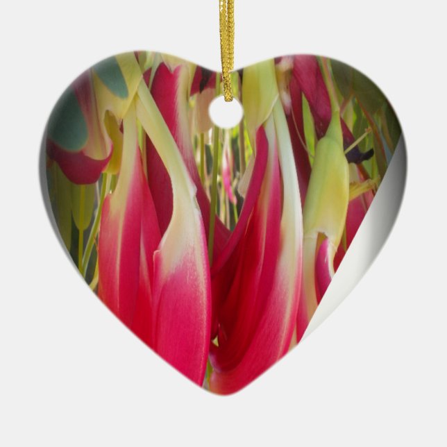 Beautiful cool Amazing Hakuna Matata Heart.png Ceramic Tree Decoration (Front)