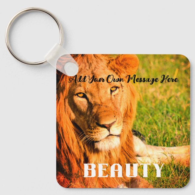 Beautiful Cool Cats Keychain (Front)