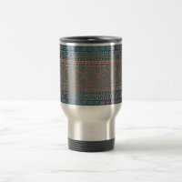 Beautiful cool colourful Aztec geometric pattern
