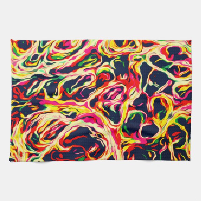 Beautiful Cool Funky Tea Towel (Horizontal)