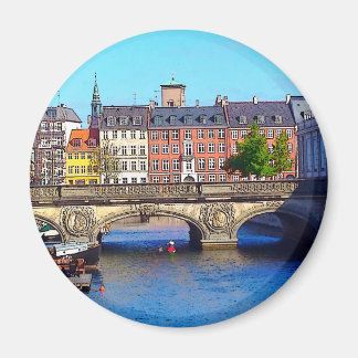 “Beautiful Copenhagen”, Photo / Digital Painting Magnet