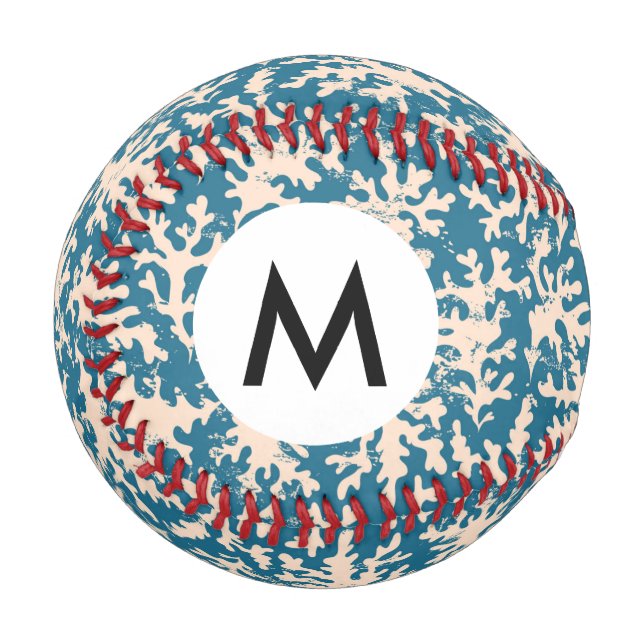 Beautiful Coral Pattern Baseball (Front Left)