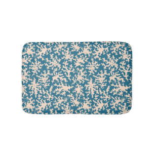 Beautiful Coral Pattern Bath Mat