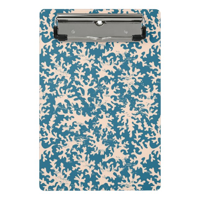Beautiful Coral Pattern Mini Clipboard (Front)