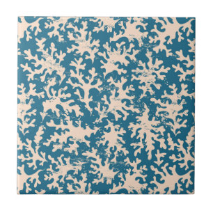 Beautiful Coral Pattern Tile