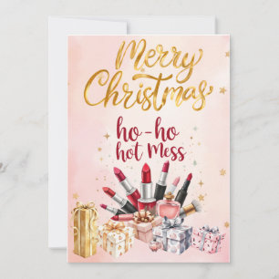 Beautiful Cosmetics inspired greeting card