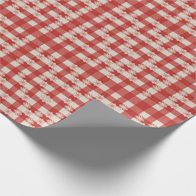 Beautiful Country Christmas Wrapping Paper (Corner)
