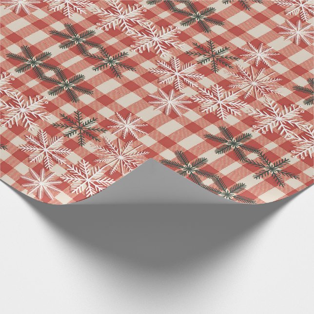 Beautiful Country Christmas Wrapping Paper (Corner)