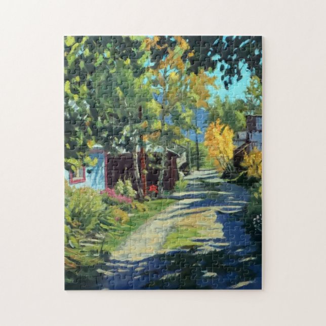 Beautiful Country Lane in Crested Butte Colorado Jigsaw Puzzle (Vertical)