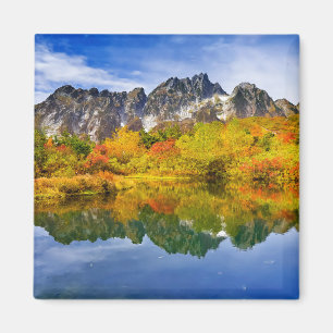 Beautiful Country Mountains Photograph Magnet