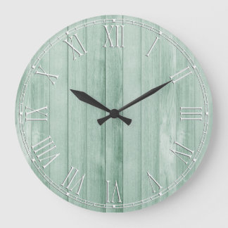 Beautiful Country Rustic Shabby Chic Large Clock