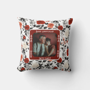 Beautiful Couple Golden Anniversary  Throw Pillow 
