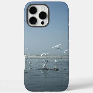 Beautiful Cranes Flying Over Water Nature's Ballet iPhone 16 Pro Max Case
