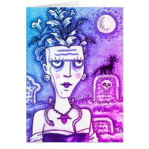 BEAUTIFUL CREEPY FRANKENELLA MONSTER, GRAVES Blank