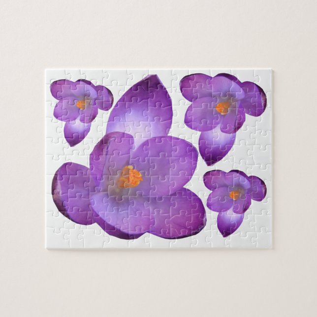 Beautiful Crocus Puzzle (Horizontal)