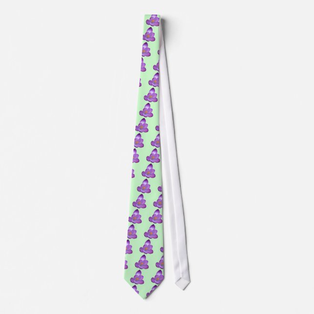 Beautiful Crocus Tie (Front)