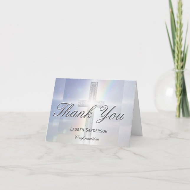 Beautiful Cross | Thank You Card (Front)