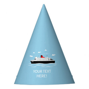Beautiful Cruise Ship  Party Hat