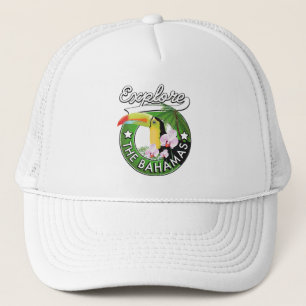 Beautiful Cuba retro logo. Trucker Hat