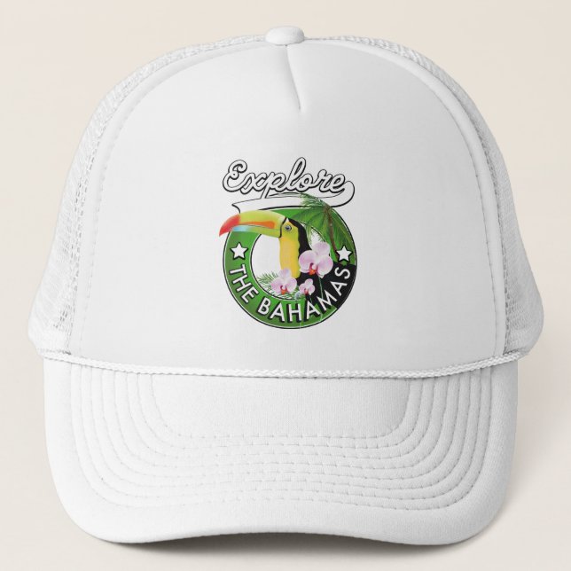 Beautiful Cuba retro logo. Trucker Hat (Front)