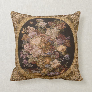 Beautiful cushion with antique tapestry design.