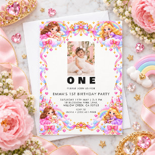 Beautiful Custom Birthday Photo Party Invitation
