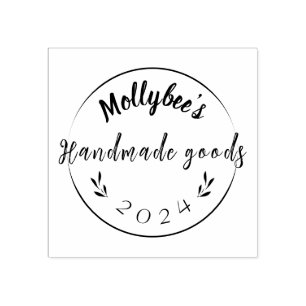 Beautiful Custom Handmade Business Stamp