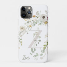 Beautiful Custom Initial Z With Soft colour flower