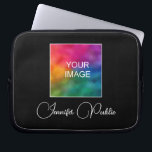 Beautiful Custom Text Name Image Colour Template Laptop Sleeve<br><div class="desc">Customers Image Photo Picture Business Company Logo Add Text Name Beautiful Template Elegant Modern Neoprene 10 inch Laptop Sleeve.</div>