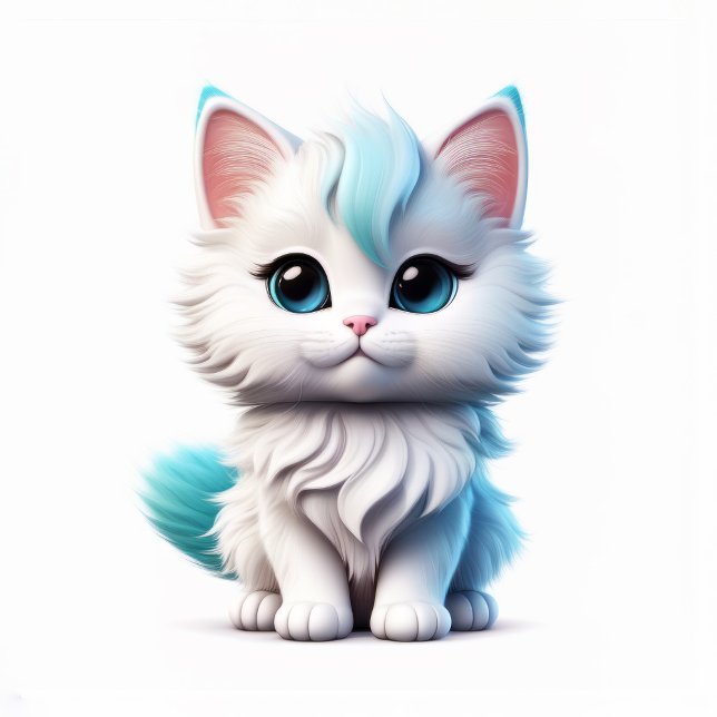 Beautiful cute cat design for print 6500 on 6500 T-Shirt (Creator Uploaded)