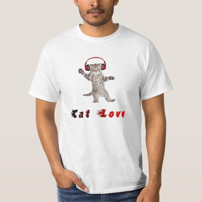 Beautiful cute cool funny cat 19. T-Shirt (Front)