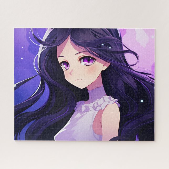 beautiful cute kawaii anime jigsaw puzzle (Horizontal)