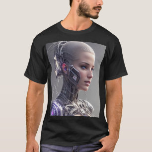 Beautiful Cyborg Robot T-Shirt