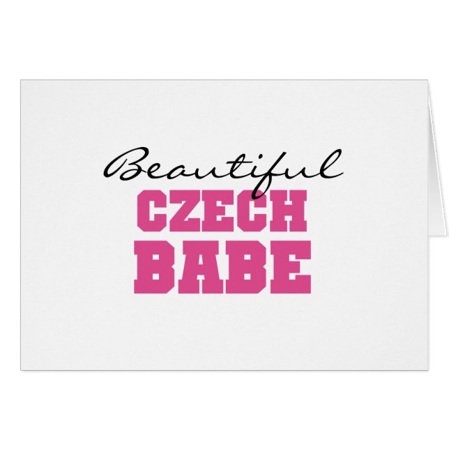 Beautiful Czech Babe (Front Horizontal)