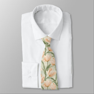 Beautiful Dads Fathers Day Gifts Tulip Floral Tie