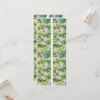 Beautiful Daisies Two Bookmarks